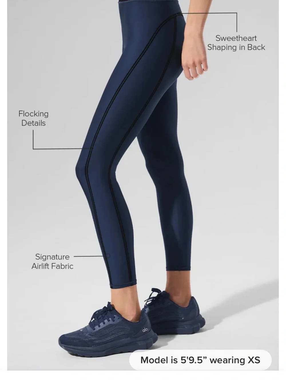 ALO Yoga airlift high waist 7/8 line up legging